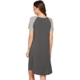 thumbnail image 5 of Chemise de Nuit 3 en 1 pour Accouchement/travail/allaitement, Robe de Maternité/hôpital pour Femmes/vêtement de Nuit pour l'Allaitement, 5 of 5