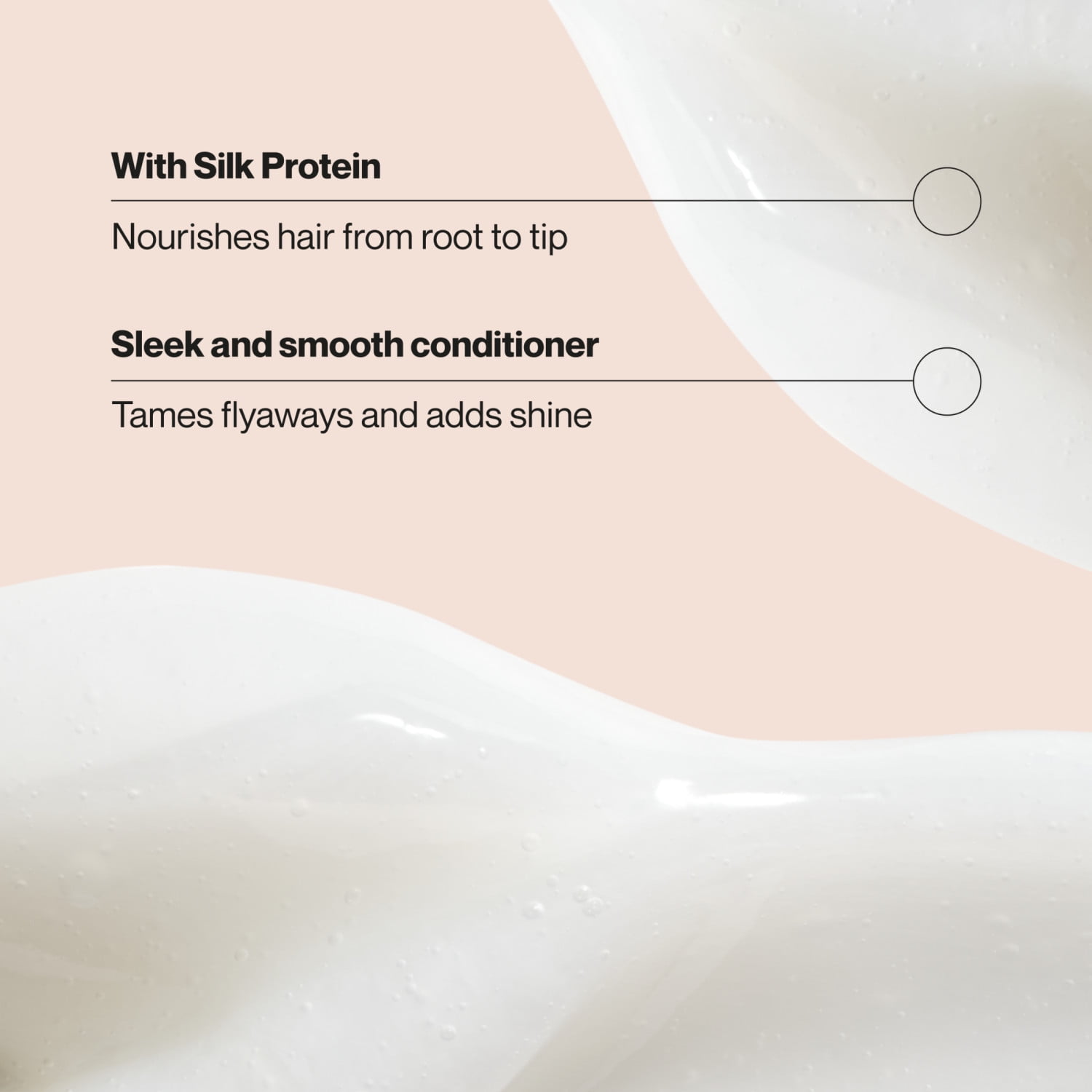 Suave Silk Protein Infusion Sleek & Smooth Conditioner for Dry, Unmanageable Hair, 28 FL OZ
