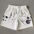 thumbnail image 1 of Eric Emanuel Shorts Ee Shorts Sports Breathable Mesh Pants Ee Loose Fitnesse-XICEN, 1 of 2