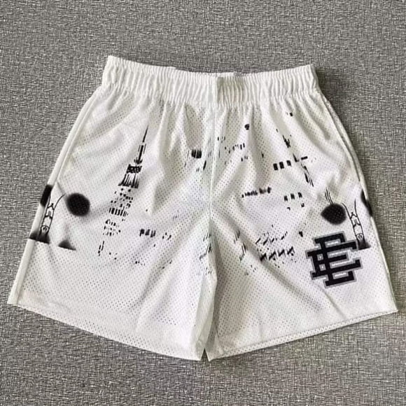 Eric Emanuel Shorts Ee Shorts Sports Breathable Mesh Pants Ee Loose Fitnesse-XICEN