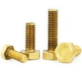 thumbnail image 3 of (1pieces) Brass Hexagon Bolts, M14x100mm, 3 of 5