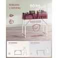 thumbnail image 4 of Escritorio para Computadora, Mesa de Oficina Industrial para Home Office, Estructura de Metal, Fácil de Armar, 50 x 100 x 76 cm, MLWD041K01V1, 4 of 6