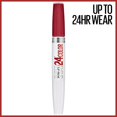 thumbnail image 2 of Superstay 24h Color de labios - 025 Mantenga la llama por Maybelline para mujeres - 0.14 oz de lápiz labial Maybelline Maybelline, 2 of 9