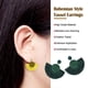 thumbnail image 4 of 1 par de pendientes de borla, adorno colgante con flecos, colgantes para orejas, accesorio de moda, adorno de joyería, pendiente bohemio para Ropa, zapatos y accesorios Miscelánea Verde oscuro Minnieouse AP009873-06B, 4 of 6