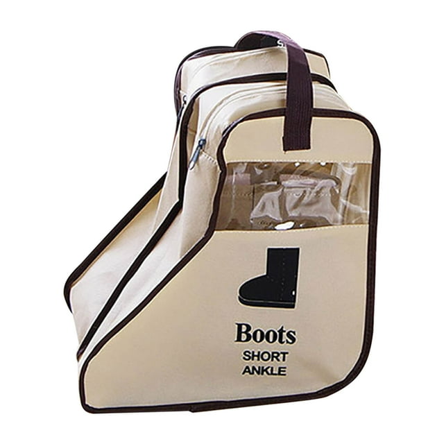 EGNMCR Organisateurs et Rangement de Garde-Robe, Malles de Rangement et Sac Sacs de Rangement Hauts Portables Sac de Rangement pour Bottes Portable Housse de Bottes de Voyage Transparente Rangement pour Bottes
