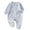 Blue, variant on BLVB Newborn Baby Boy Girl Clothes Cotton Wrap Romper Long Sleeve Coming Home Outfit Infant Jumpsuit(White,3-6 Months)