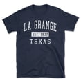 thumbnail image 1 of La Grange Texas Classic Established Men's Cotton T-Shirt, 1 of 1