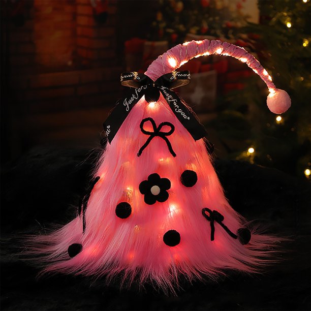 Mini árbol de Navidad con pinos artificiales para decorar mesas y fiestas.