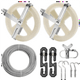 thumbnail image 1 of Clothesline Outdoor Kit, Wire Rope, 5-Inch Pulley, S-Type Divider, Tightener, Screw, Hook and Expansion Screw, 1 of 7