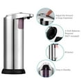 thumbnail image 7 of Bilqis Soap Dispenser, Touchless Automatic Soap Dispenser, Waterproof Base Stainless Steel Infrared Sensor Type Adjustable Soap Dispenser for Family Restaurants, 7 of 7