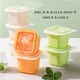 thumbnail image 5 of Ganfancp Caja de Hielo para Uso Doméstico de Calidad Alimentaria Pequeña Caja de Almacenamiento de Hielo Individual Mini Cajas de Almacenamiento Ofertas y Liquidaciones 6X Molde Cuadrado, 5 of 7