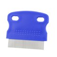thumbnail image 1 of tredstone Pet Cat Dog Toothed Flea Comb Remover Grooming Cleaning Comb Stainless Steel Brush Color Random, 1 of 6