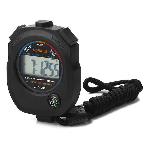 Yeacher Electronic Digital Sport Stopwatch Timer with Date Time Alarm Compass for Outdoor Sports Running Fitness Coaches Referees