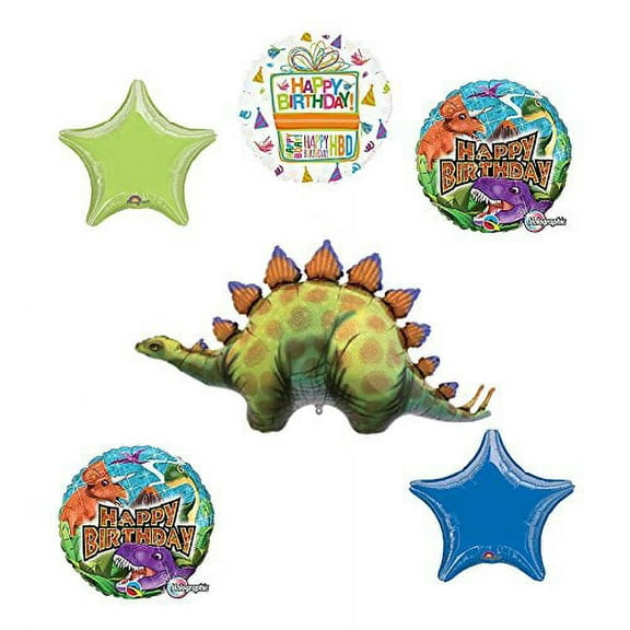 Dinosaur Birthday Party Supplies Stegosaurus Balloon Bouquet Decorations