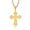 Gold, variant on Mens Orthodox Cross Necklace Cross Pendant Faith Religious Prayer Gift Jewelry