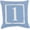 Blue, Medium Gray / Irchester, variant on Boutique Rugs Eynsford Throw Pillow