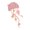 Pink, variant on Underwater Theme Fashion Pin with Eye Catching Detail Jellyfish Brooch With Sparkling Rhinestones For Women