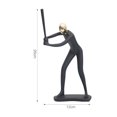 thumbnail image 3 of 2 Uds Deportiva Escultura Hogar Oficina Piedra Estatua Adornos, 3 of 6
