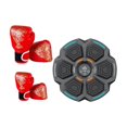 thumbnail image 4 of Máquina de boxeo con música, entrenador de boxeo con objetivo de pared para ejercicio práctico en interiores Guantes rojos negros, 4 of 8