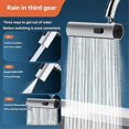 thumbnail image 2 of Pull Down Waterfall Kitchen Sink Faucet - Stylish Kitchen Faucet with Modern Design & Easy Installation, 2 of 5