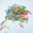 thumbnail image 4 of 120 Pcs Plastic Clips Colorful Paper Clips Office Clips Marking Clips Colorful Paper Clips 28mm 33mm Letter Clips, 4 of 7