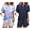 Tie Dye Rainbow/Blue Sky, variant on Avidlove 2 Pack Womens Pajama Sets Short Sleeve Henly Top with Shorts Soft Pj Loungewear Comfy Sleepwear S-XXL