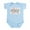 Sky Blue, variant on CafePress - Loves Me In Detroit Infant Bodysuit - Baby Light Bodysuit, Size Newborn - 24 Months