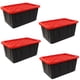 thumbnail image 1 of 4 Cajas de Plastico Uso Rudo 27 Galones Rojo FoodKeepers Master, 1 of 2