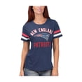 thumbnail image 1 of Playera NFL Patriots con logo de diamantes de imitación para mujer azul grande, 1 of 3