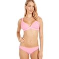 thumbnail image 4 of Jessica Simpson PUSH Smocked Bow-Tie Triangle Bikini Swim Top, US Medium, 4 of 5