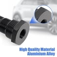thumbnail image 3 of Adaptador De Filtro De Aceite De 2 Piezas Adaptador De Rosca Ligero De 1/2-28 Aluminio 1/2-28 Hembra A 3/4-16 13/16-16 3/4 Npt Adaptador De Manguera Macho Conector Reductor Acabado Anodizado Negro Res, 3 of 5
