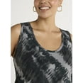 thumbnail image 3 of Terra and Sky Women's Plus Size Cotton Knit Tank Dress, 3 of 4