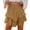 Khaki, variant on Womens Flowy Ruffled Tiered Pleated Mini Skirts Summer Boho High Waisted Tennis Golf Skirt Comfy Athletic Clothes