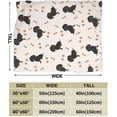 thumbnail image 4 of Dachshund Blanket Cute Soft Cozy Dachshund Fleece Blanket Warm Fuzzy Weiner Dog Paw Throw Blanket Dachshund Gifts Stuff for Women Kids Bed 40"X50", 4 of 6