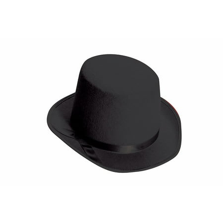 Deluxe Top Hat Black Felt Formal Roaring 20s CHILD Costume Accessory, Care: hand wash. By Forum Novelties