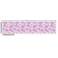 thumbnail image 3 of Ambesonne Floral Fabric by the Yard Upholstery, Flower Petals Motif Retro, 2 Yards, Rose and Dark Magenta, 3 of 5