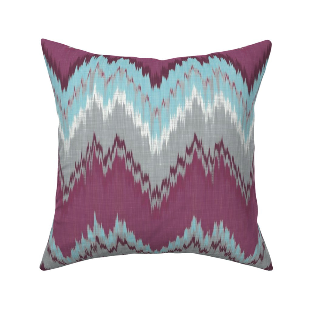 Dark Navy Light Lavender Throw Pillow Cover w Optional Insert by Roostery
