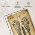 thumbnail image 6 of Elephant Stock Lacrosse Racquet Patent Wall Art - Vertical Canvas Wall Art - Living Room Wall Decor - Patent Canvas - Black And Brown Decor - 34" x 51", 6 of 8