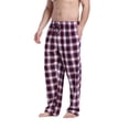 thumbnail image 2 of CYZ Men's 100% Cotton Super Soft Flannel Plaid Pajama Pant, 2 of 2