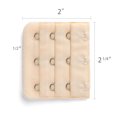 thumbnail image 3 of 5 Pcs Beige 3 Rows 3 Hooks Bra Strap Extension Underwear Hook, 3 of 5