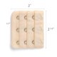 thumbnail image 3 of Señora 5Pcs 3 Gancho De 3 Filas Longitud Ajustable Correa Del Sujetador Extensor Ganchos De Hebilla Beige 5pcs Una Talla, 3 of 5
