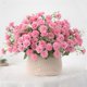 thumbnail image 3 of Nvzi 4 ramos de lilas artificiales, claveles, bolas bordadas, ramos de flores, adornos florales de plástico, adornos para bodas, centro de mesa para comedor, rosa, 3 of 5