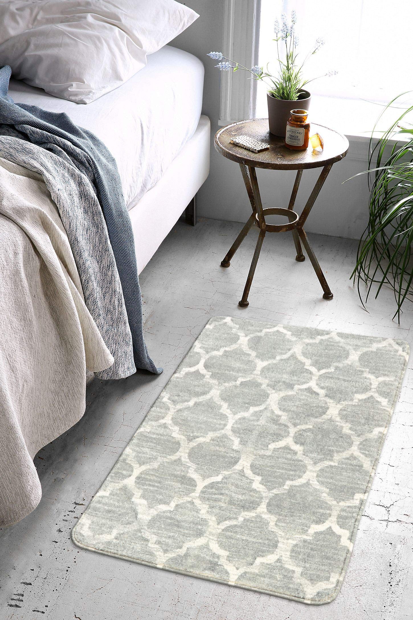 Lahome Moroccan Trellis Area Rug - 2x3 Small Throw Rugs for