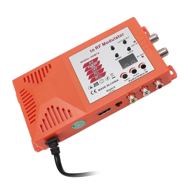 Interfaz Multimedia HD A Modulador RF, Convertidor Coaxial 1080P AV A RF Compatible Con Salida De Formato PAL NTSC Para TV Multimedia HD Doméstica