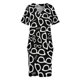 thumbnail image 3 of Vestido de verano con estampado de gafas para mujer traje holgado con bolsillo para fiesta nocturna, 3 of 6
