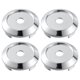 thumbnail image 1 of 64mm 4 Clips Rueda Llanta Cubo Centrales Tapas Plateado Tono - 4uds, 1 of 1