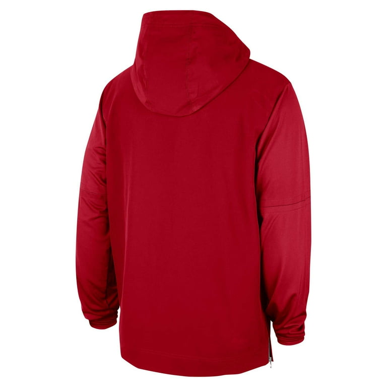 Men s Nike Red Georgia Bulldogs 2023 Sideline Player Quarter Zip
