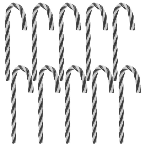 Zhiyie 12pcs Plastic Candy Cane Ornaments for Xmas Tree Decorations Hanging Ornaments Candy Cane Pendants Holiday Party Supplies (12cm)