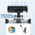 thumbnail image 2 of 360 Rotating Car Headrest Mount Holder Back Seat Bracket Cradle Universal for iPhone iPad Tablet Smartphone, Black, 2 of 2
