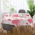 thumbnail image 6 of 60x108 Inch Tablecloth Polyester Square Tablecloth for Home Kitchen Dinner Decor Pink Cute Pigs, 6 of 9